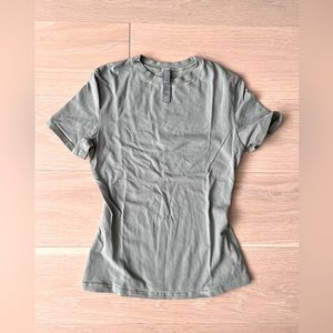 Skims Cotton Jersey T-Shirt - Mineral, S